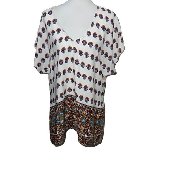 Show Me Your Mumu Original Mumu Tunic Top Boho Bohemian Moroccan sz XL X-Large - Picture 1 of 8
